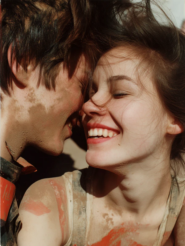 Joyful Outdoor Couple
