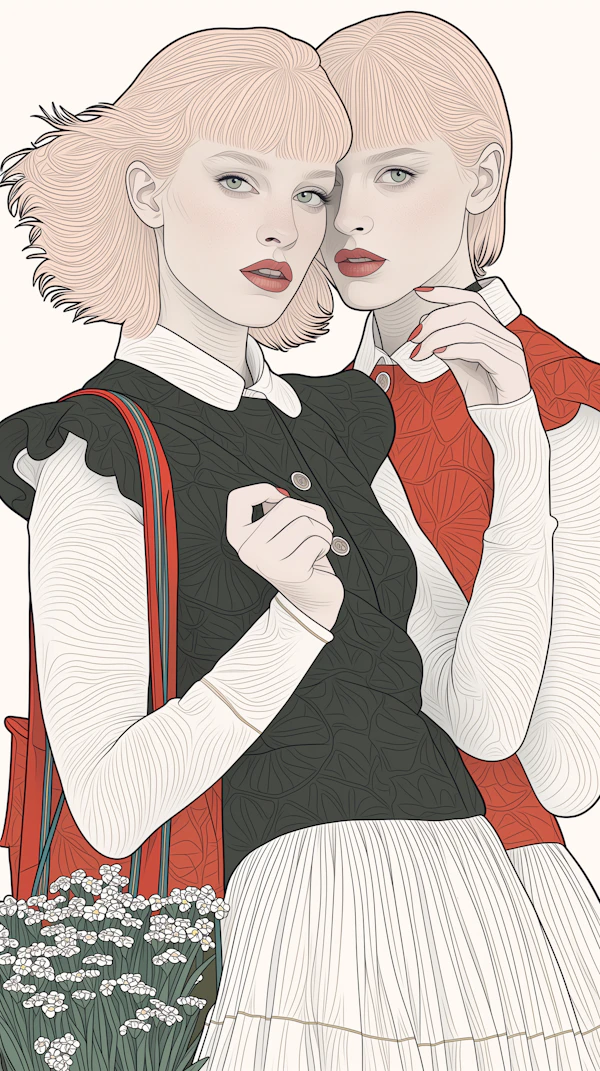 Stylized Duo Portrait