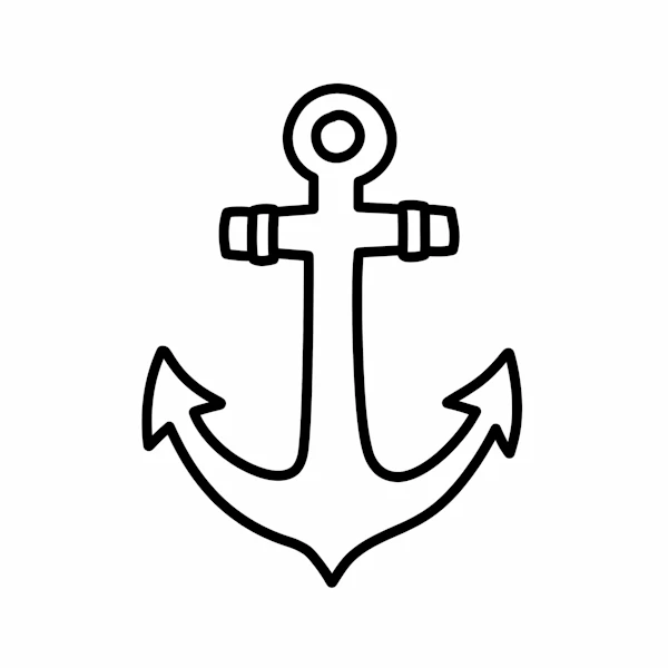 Minimalist Anchor Art
