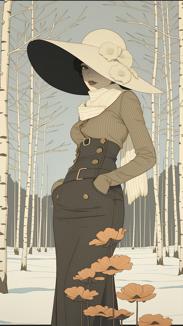 Winter Forest Portrait