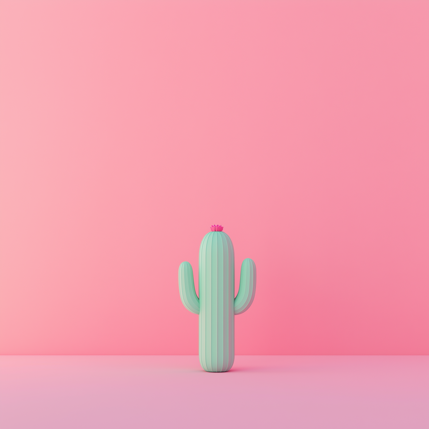 Modern Stylized Cactus Illustration