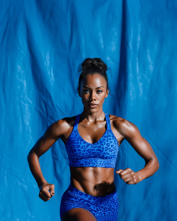 Athletic Woman in Motion