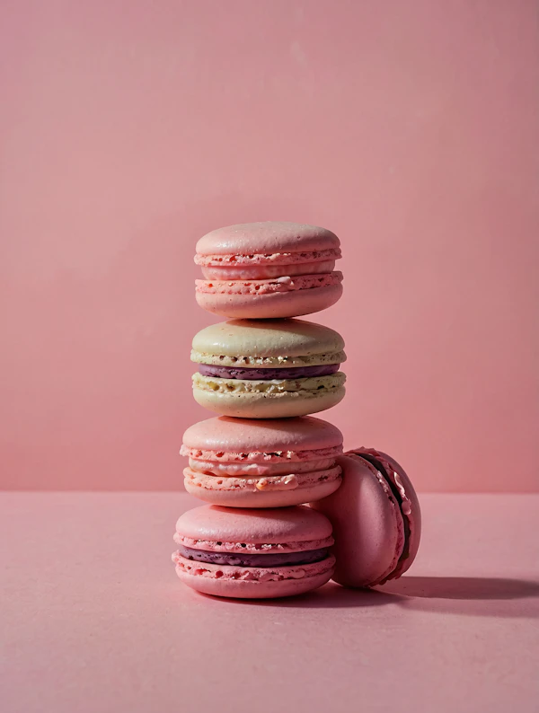Colorful Macaron Stack