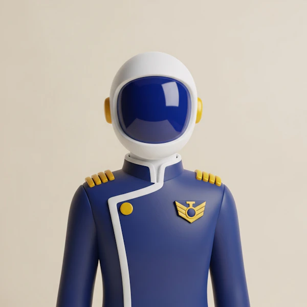 Futuristic Space Officer