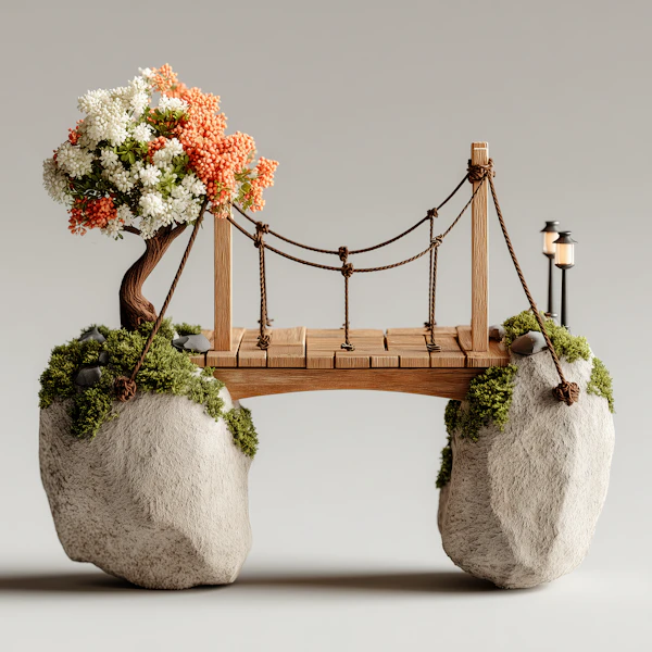 Miniature Wooden Bridge