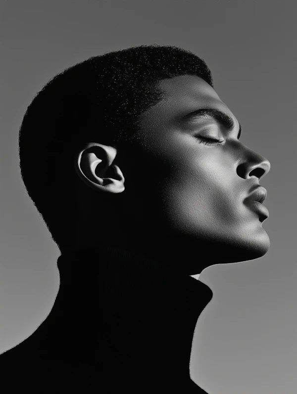 Serene Profile Portrait