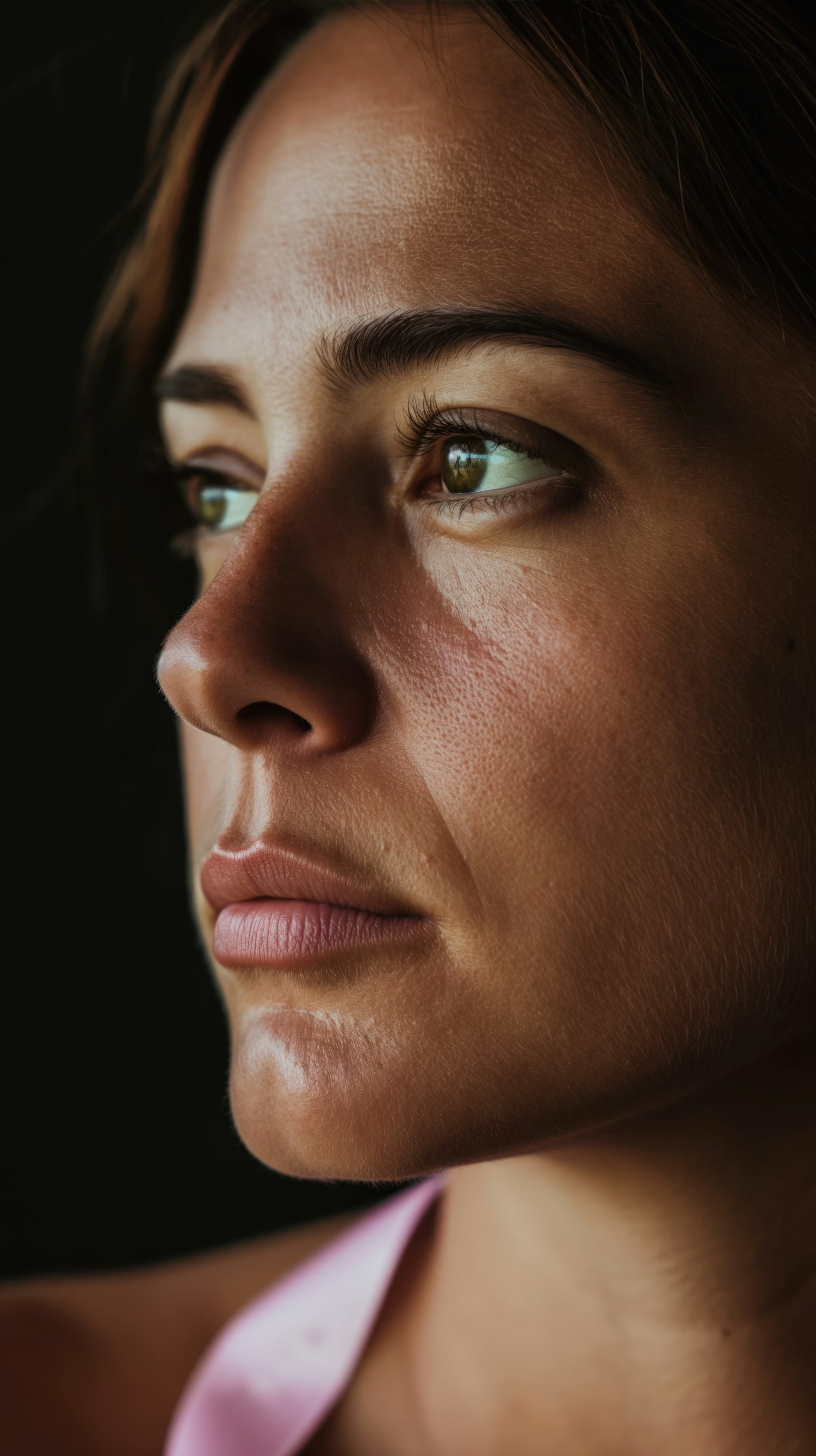 Contemplative Woman Portrait