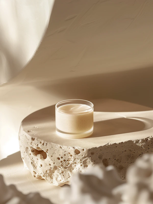 Minimalist Skincare Display
