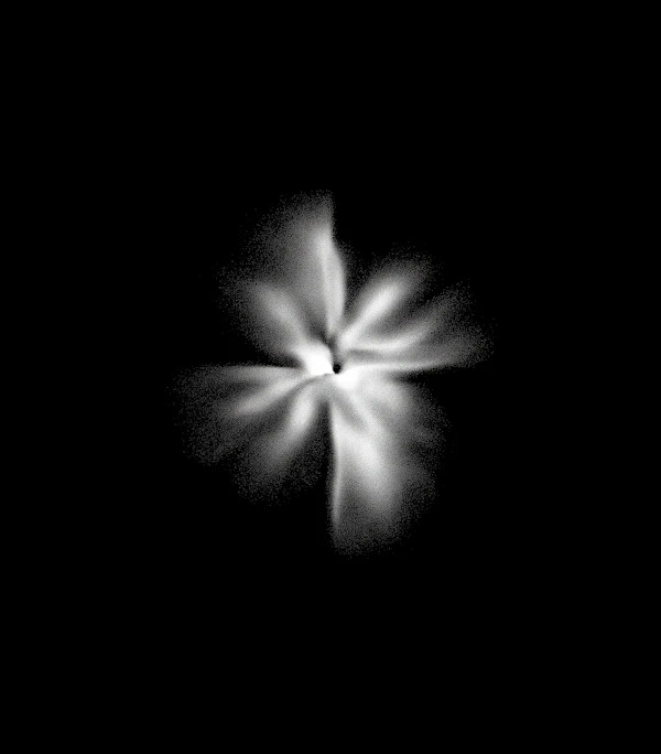 Glowing Abstract Flower
