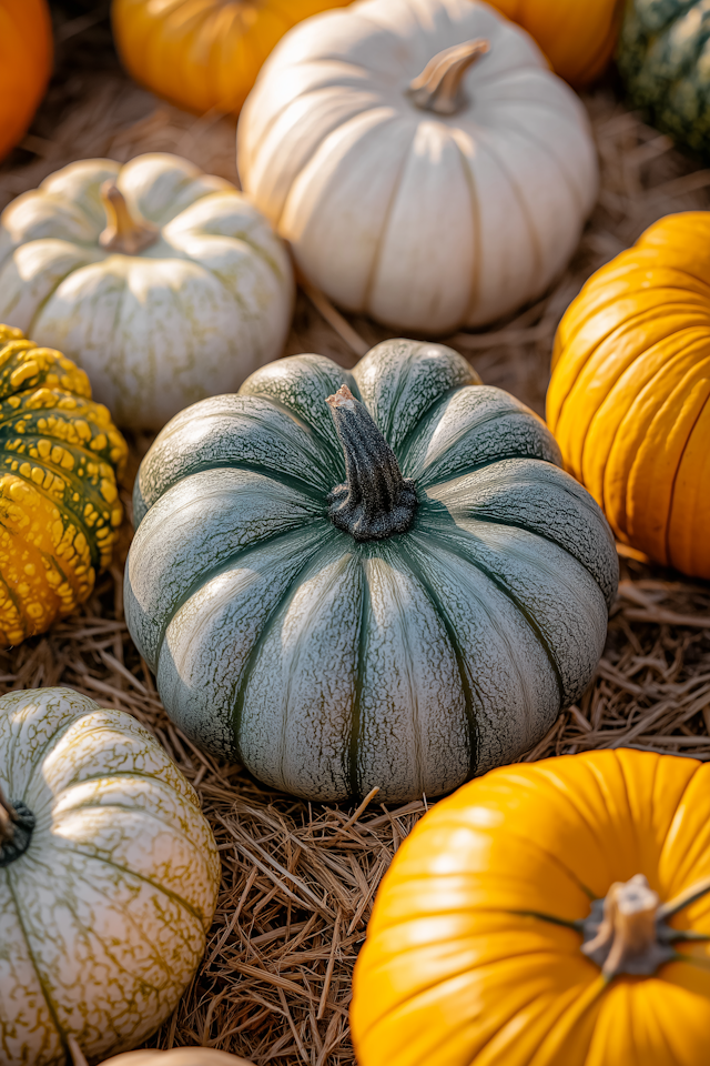 Autumnal Pumpkin Display