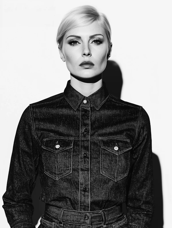 Black-and-White Portrait