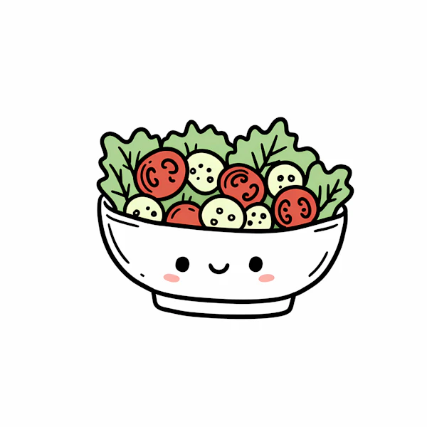 Smiling Salad Bowl
