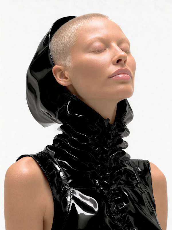 Serene Glossy Portrait