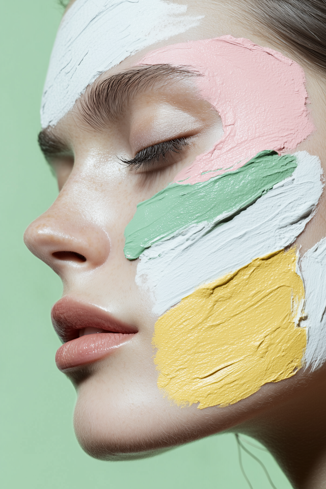 Painted Face Profile