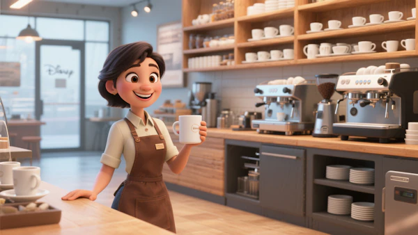 Barista in Coffee Shop