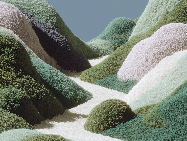 Surreal Beaded Landscape