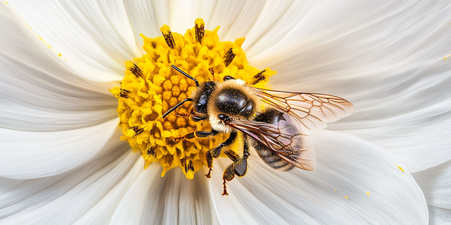 Bee on Flower