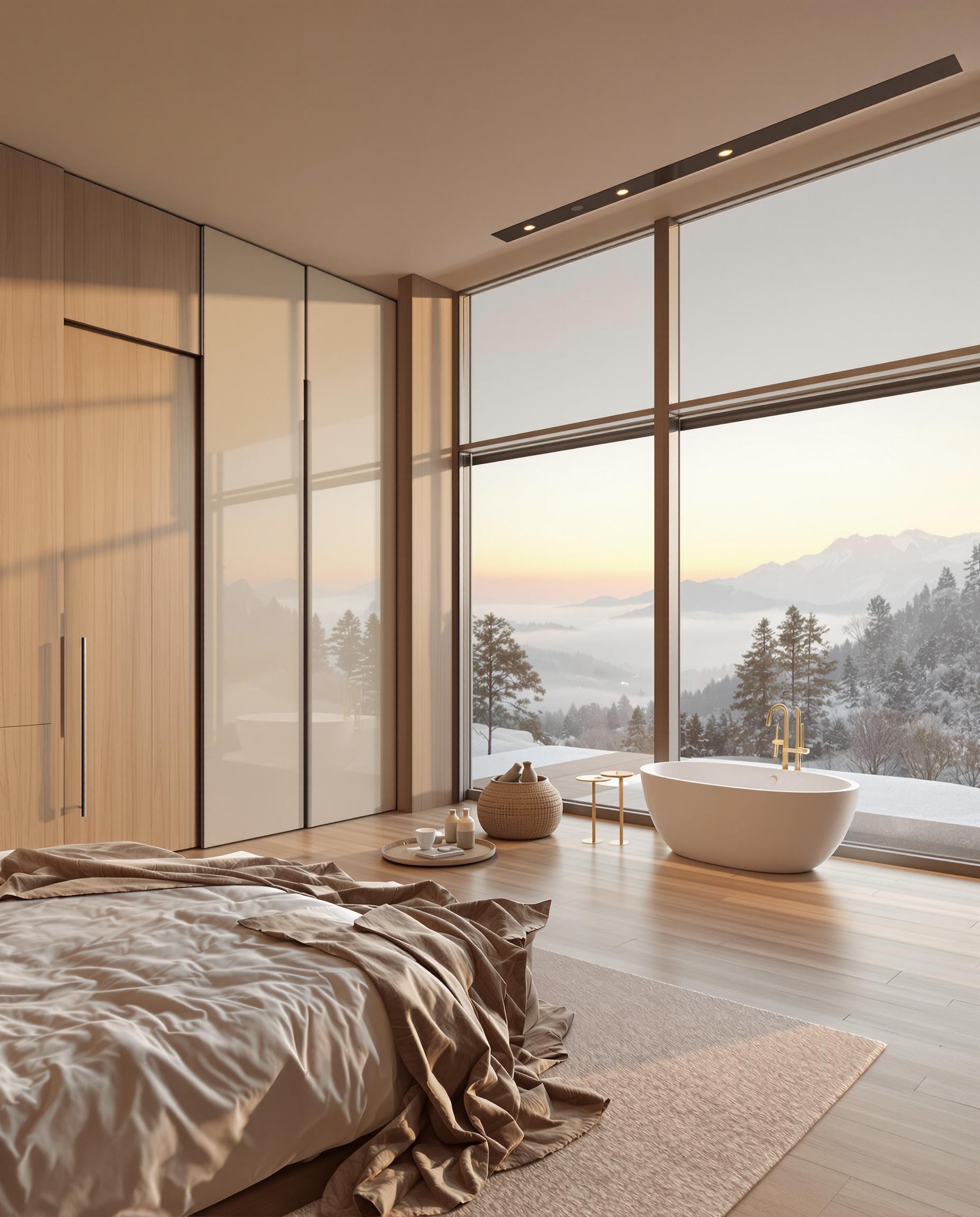 Minimalist Bedroom View Photo on Lummi