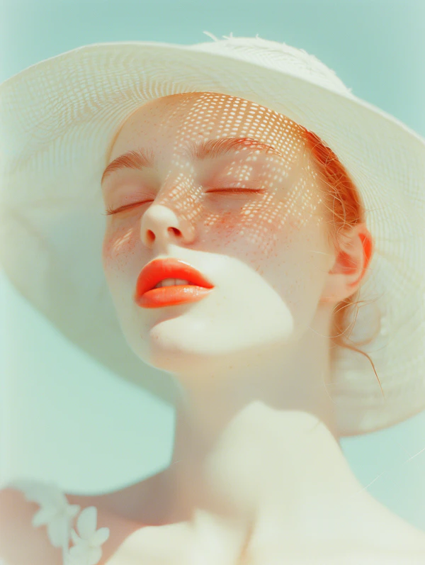Serene Woman in Soft Light
