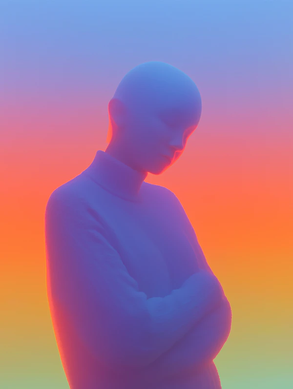 Contemplative Gradient Art