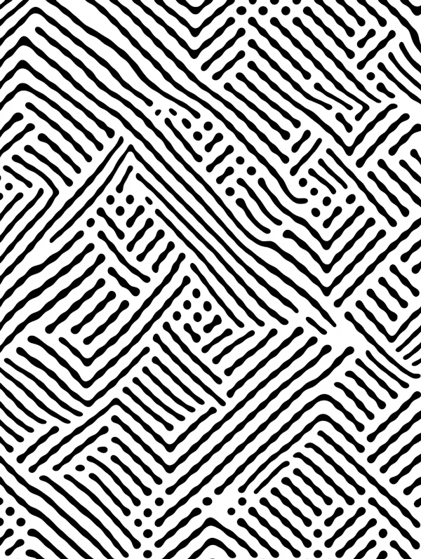 Abstract Wavy Pattern