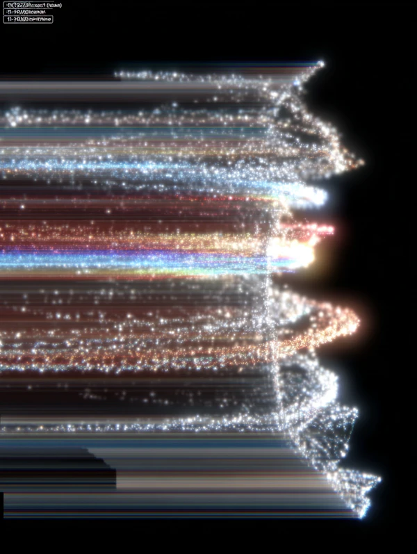 Spiral Particle Art