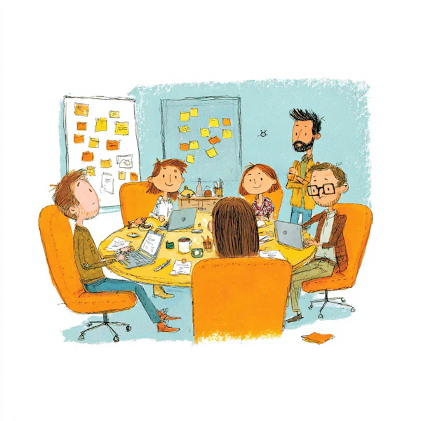 Collaborative Meeting Scene