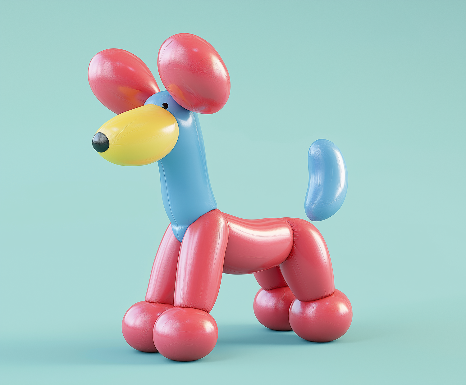 Whimsical Balloon Animal Dog