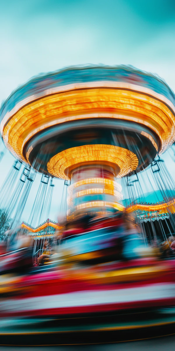 Spinning Amusement Park Ride