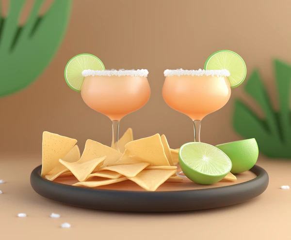 Margarita Glasses Composition