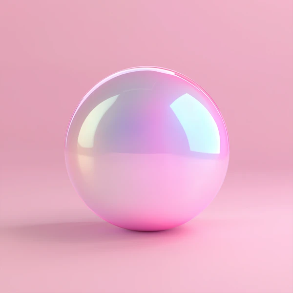 Iridescent Sphere Art