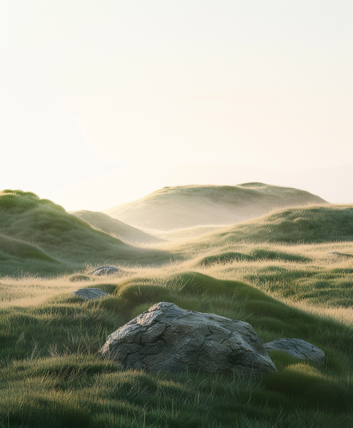 Serene Rolling Hills at Dawn/Dusk