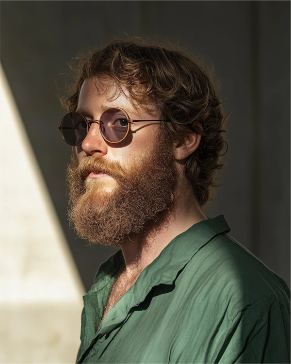 Bearded Man in Sunglasses