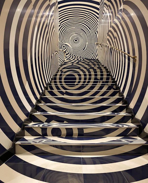 Optical Illusion Stairs