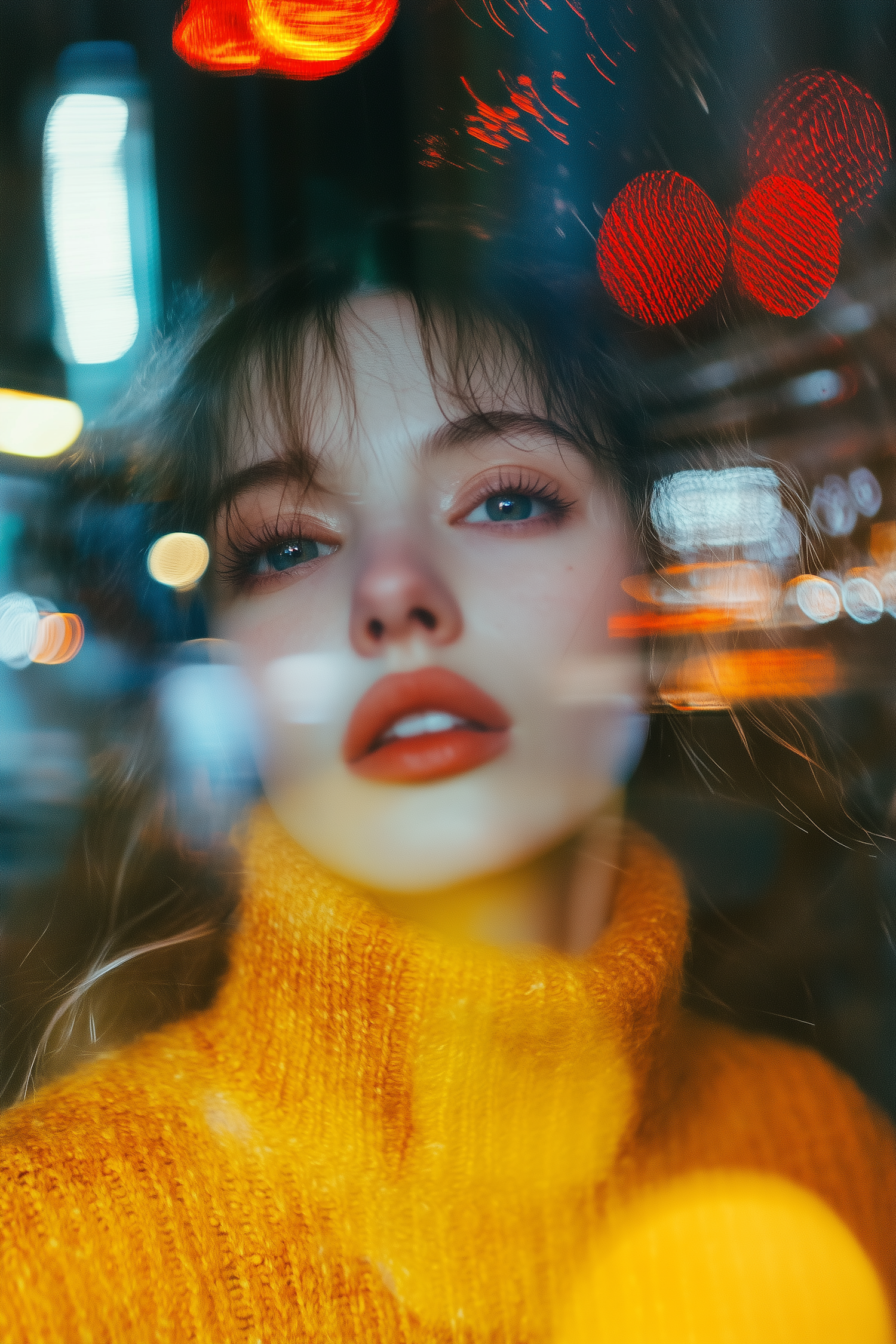 Contemplative Urban Portrait