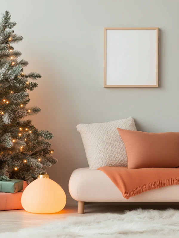 Cozy Minimalist Christmas Interior