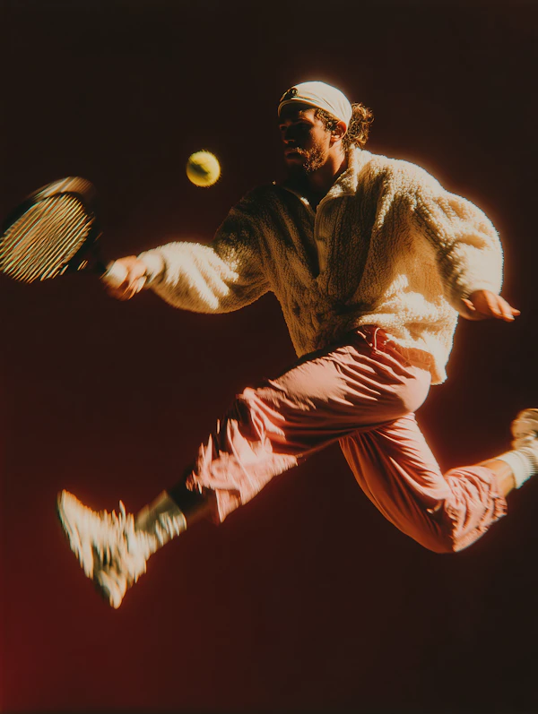 Tennis Action Shot