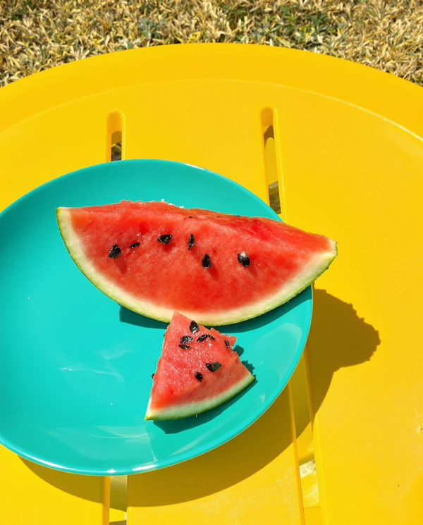 Watermelon on Plate