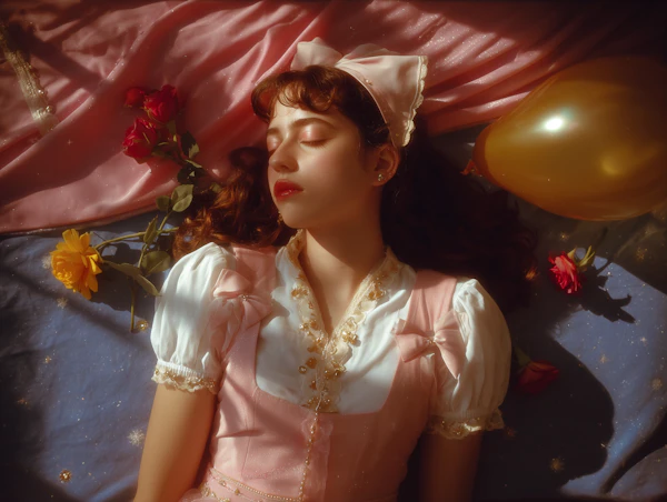 Dreamy Floral Portrait