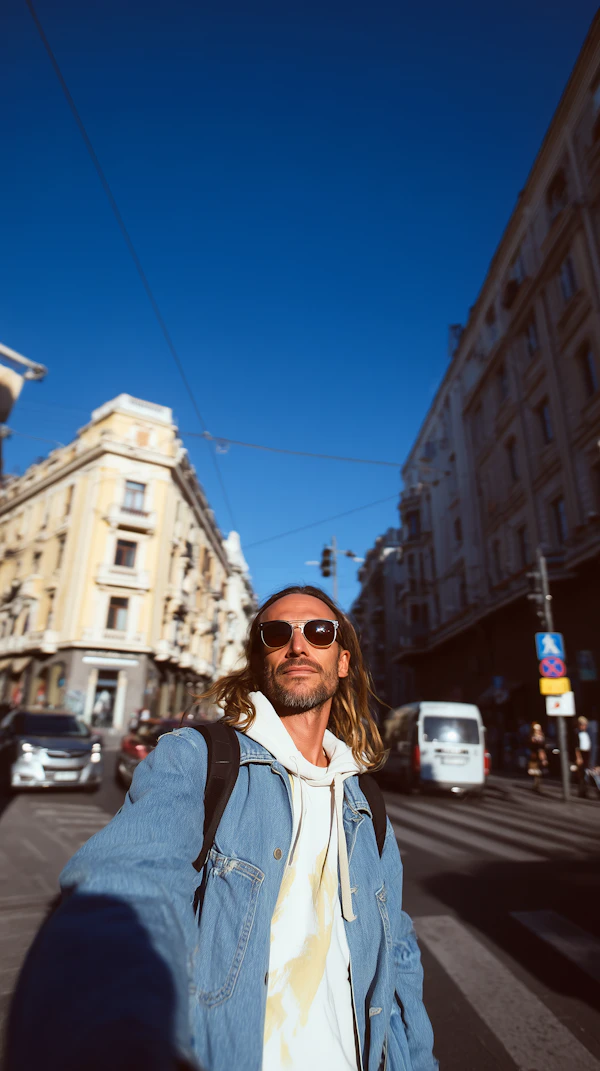 Man Taking Selfie