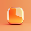 Glossy Orange Object