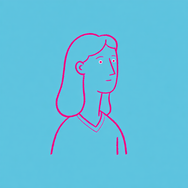 Minimalist Person Outline