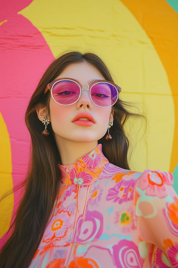Vibrant Fashion Portrait
