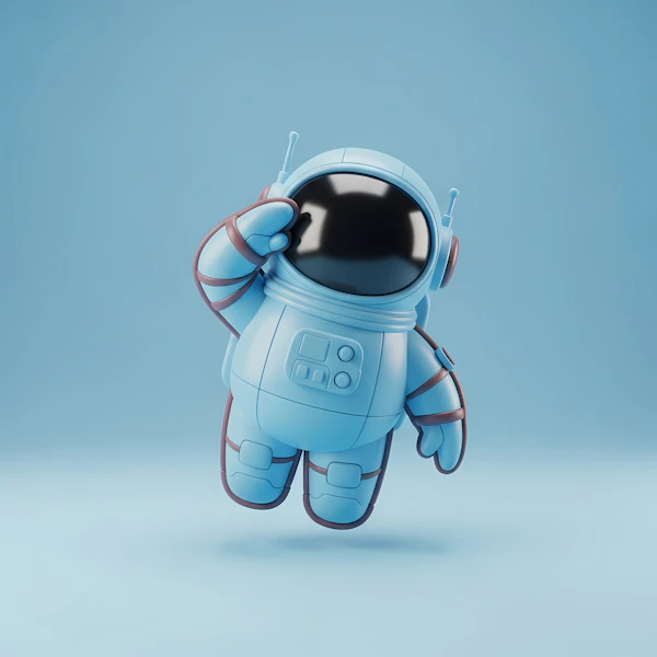 Cute Astronaut Illustration