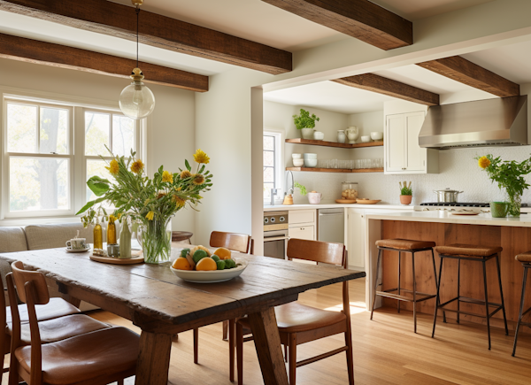 Rustic Charm Modern Kitchen