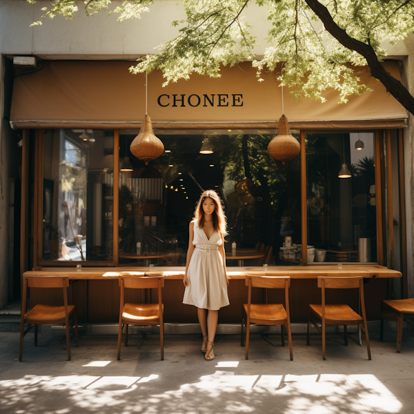 Serene Summer Day at Chonee Café