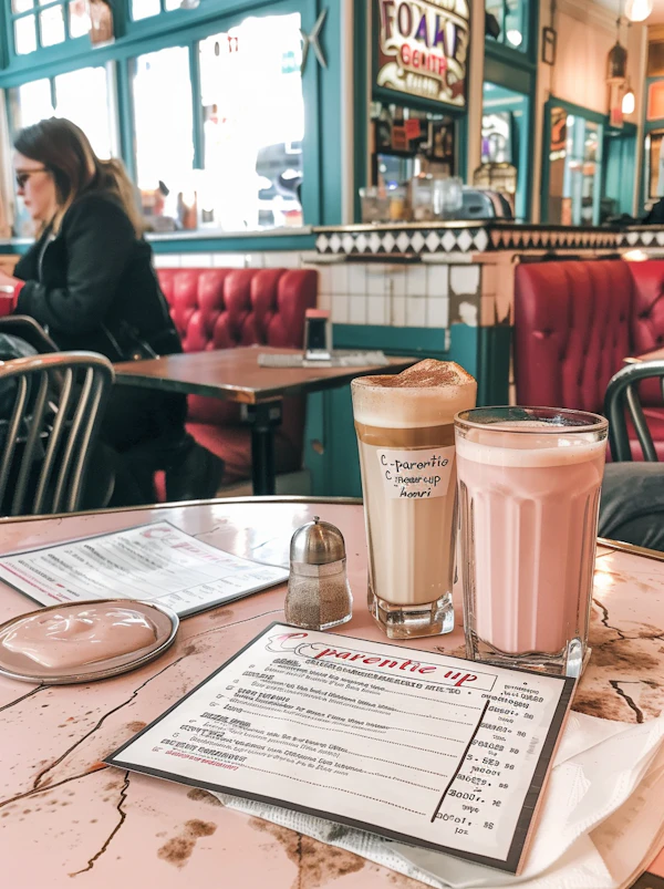Cozy Café Ambiance with Artisanal Beverages
