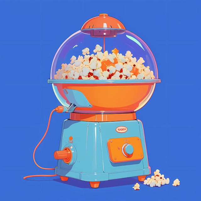 Retro Popcorn Machine