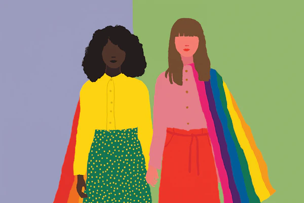 Colorful Women Portrait