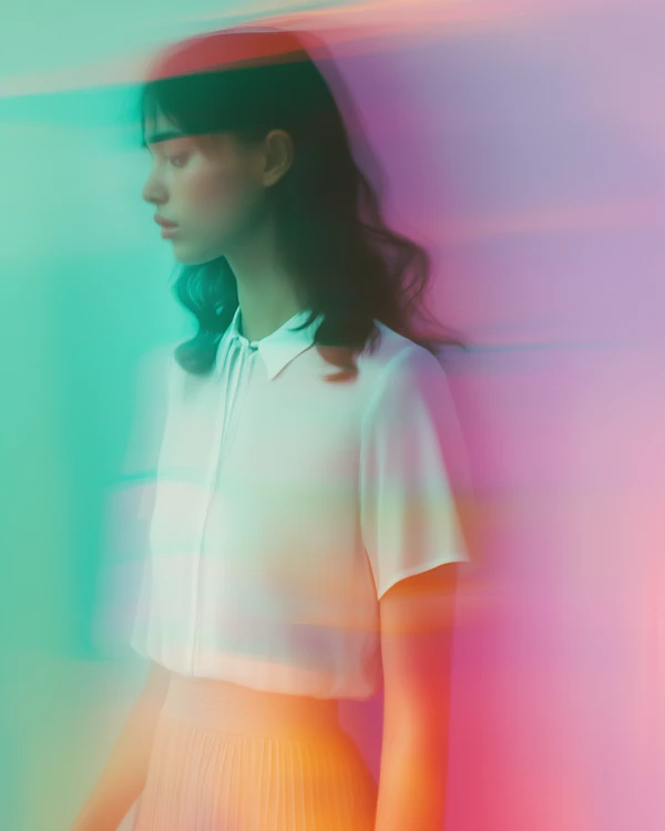 Ethereal Portrait of a Young Woman
